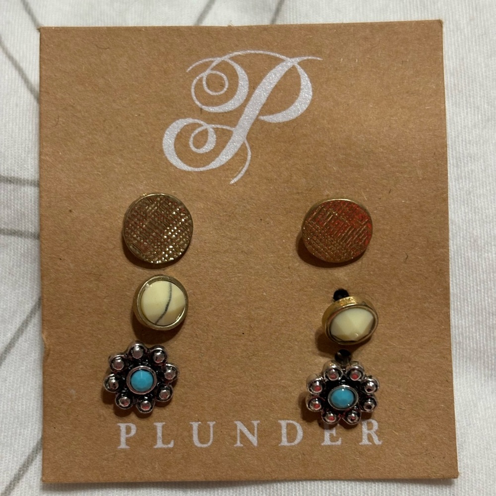 Plunder Earring Set NWT